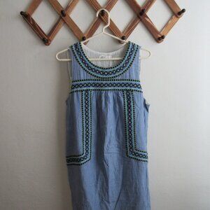 Vineyard Vines Yarn Dye Embroidered Shift Dress
